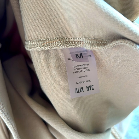 ALIX NYC Grayson asymmetrical One-Shoulder bodysuit size M - Picture 6 of 6